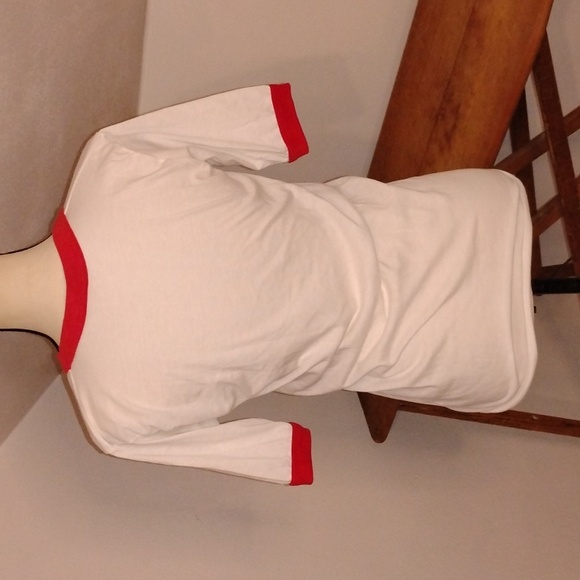 Vintage "New Orleans Football" Ringer Tshirt QLT BRAND USA MEDIUM - Picture 6 of 9